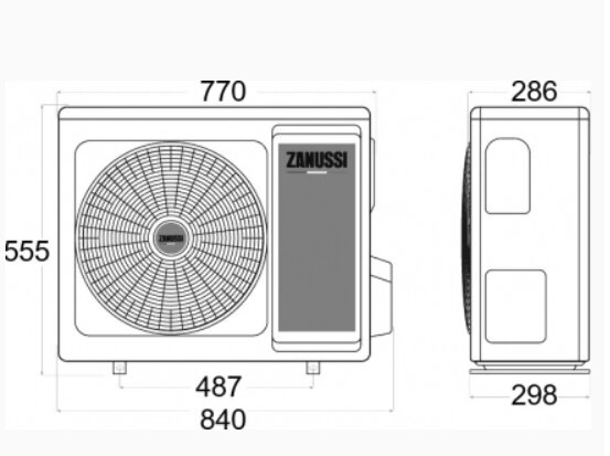 Блок наружный Zanussi ZACS-18 HS/A21/N1/Out сплит-системы