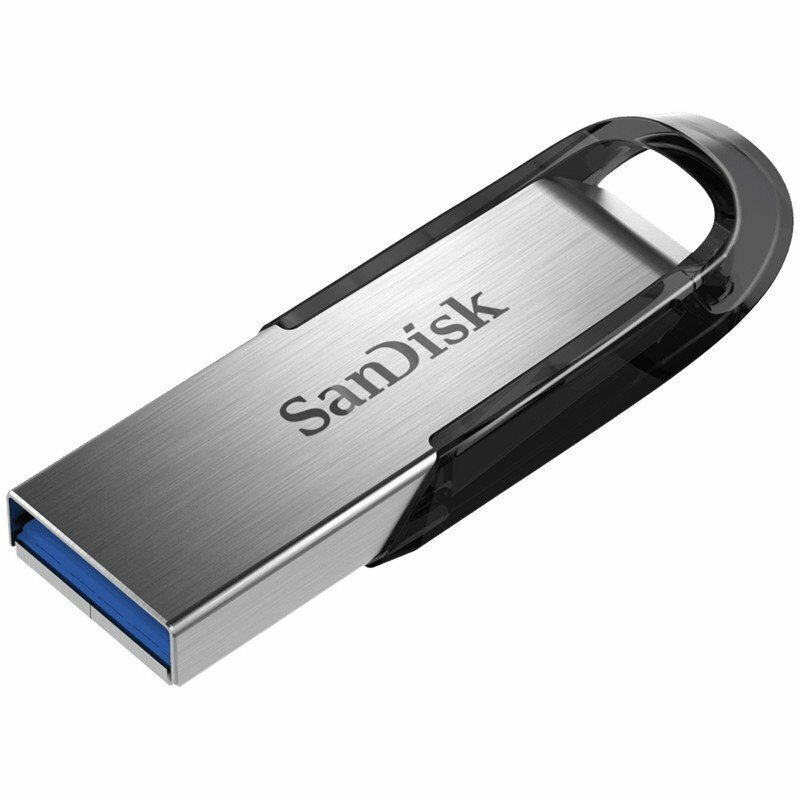 Память SanDisk "Ultra Flair" 64GB, USB 3.0 Flash Drive, металлический SDCZ73-064G-G46