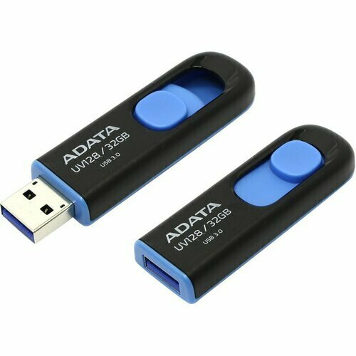 Флешка Adata DashDrive UV128 AUV128-32G-RBE 32 Гб Black