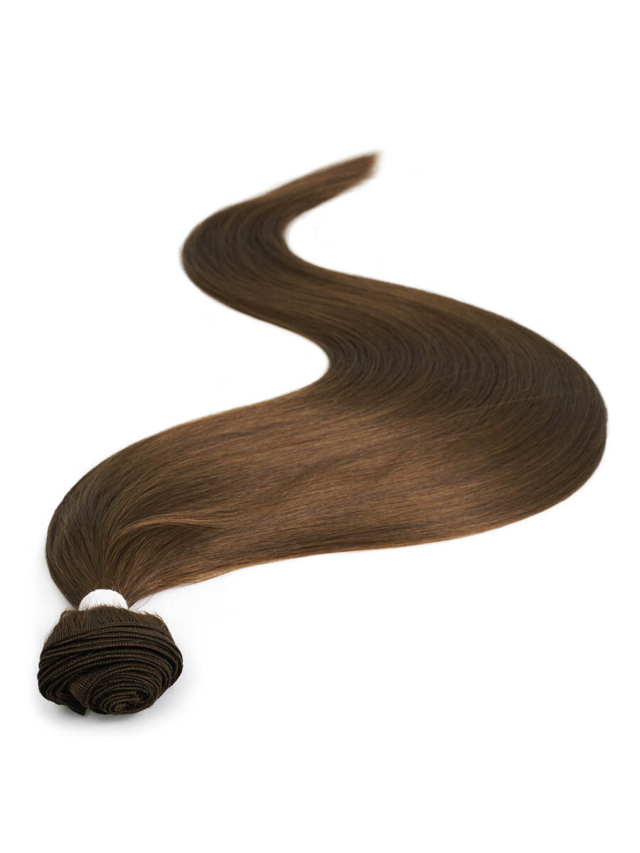 Hairshop Термоволокно Вандер на трессах BROWN 210гр 80см (коричневый)