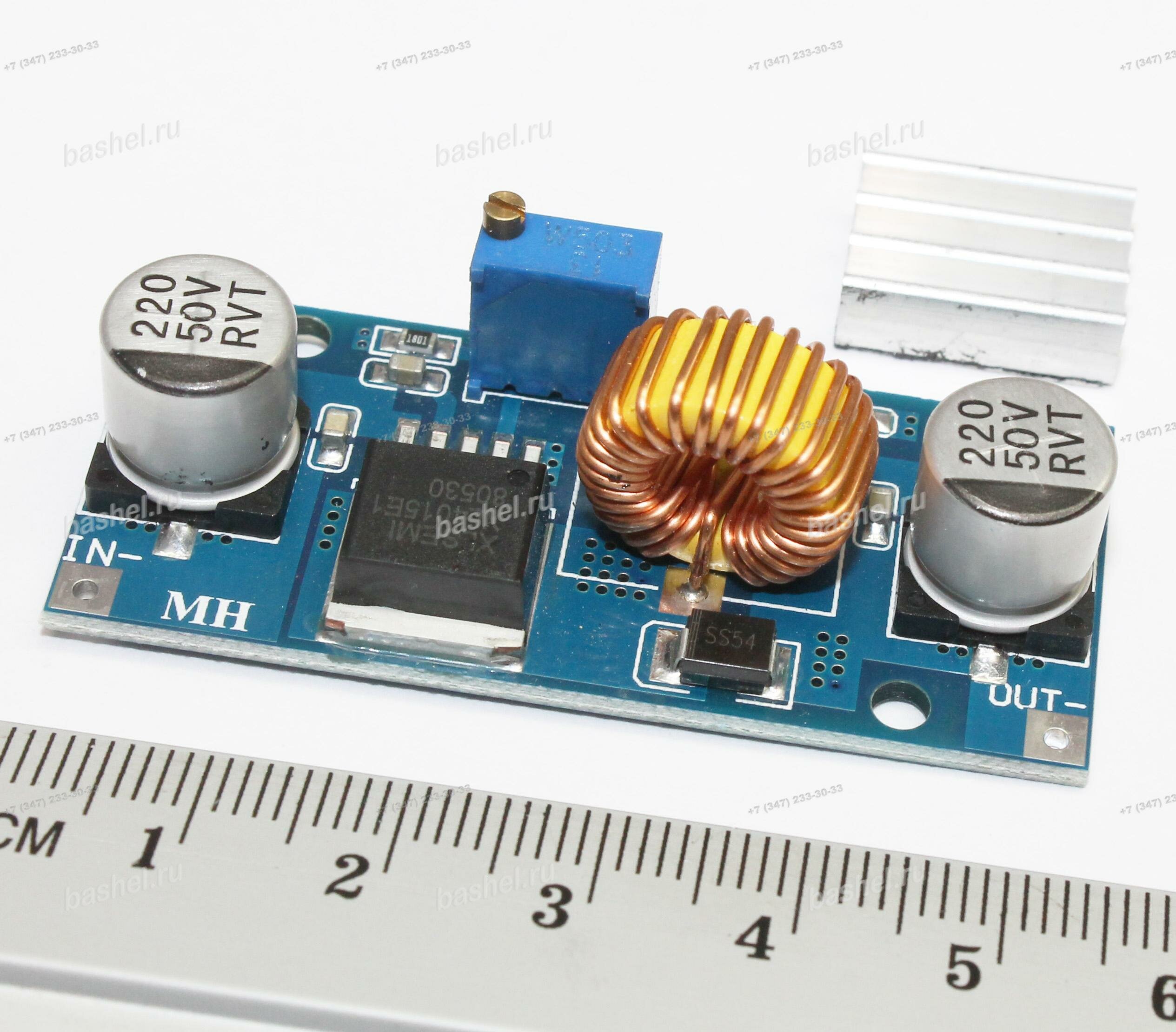 Понижающий DC-DC преобразователь XL4015, (Uвх.=5-32В, Uвых.=1-30В, Imax=5А) электротовар
