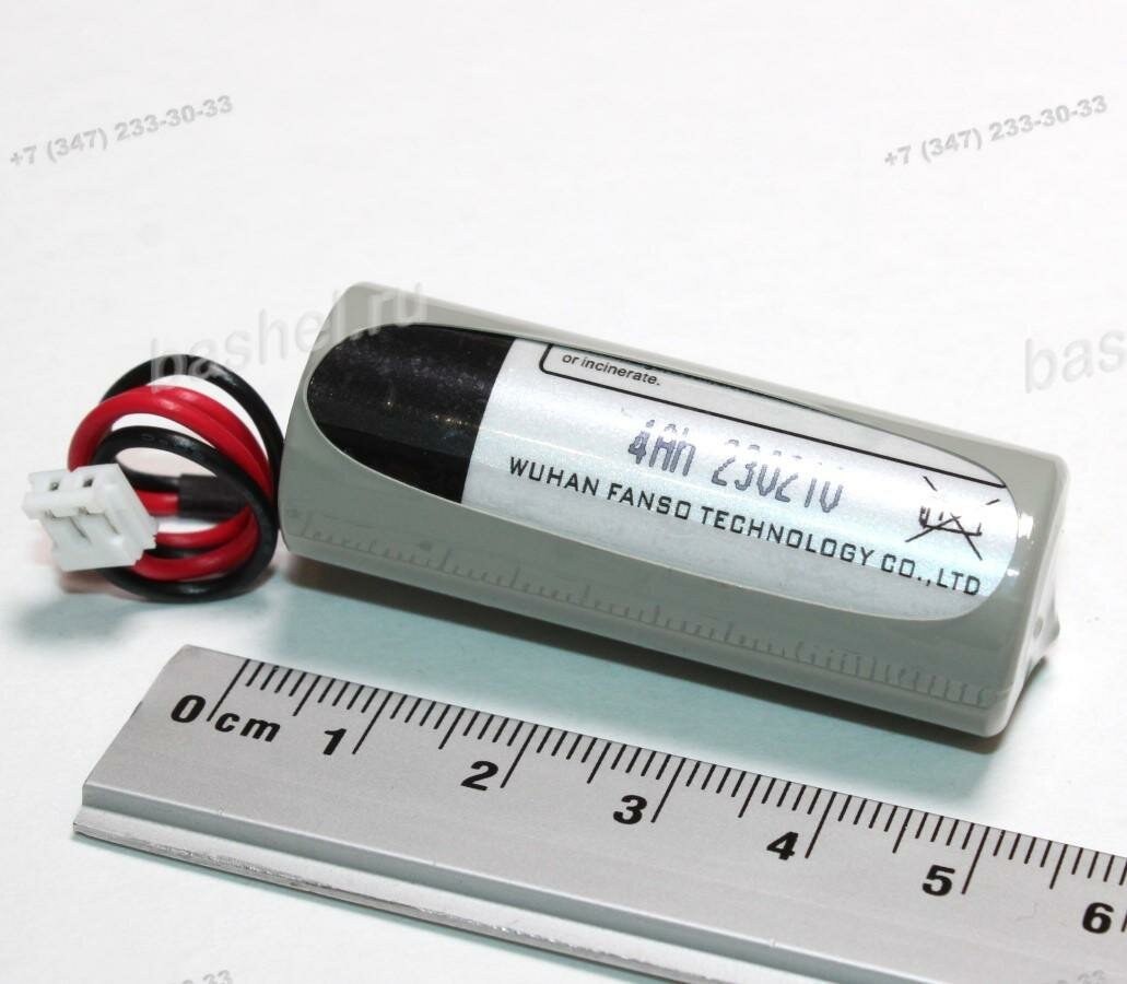 ER18505H-LD/-EHR-02, Батарейка, FANSO, (3,6V 4.1 Ah, Li-SOCl2, -55.85 °C, размер A, с гибкими выводами) электротовар