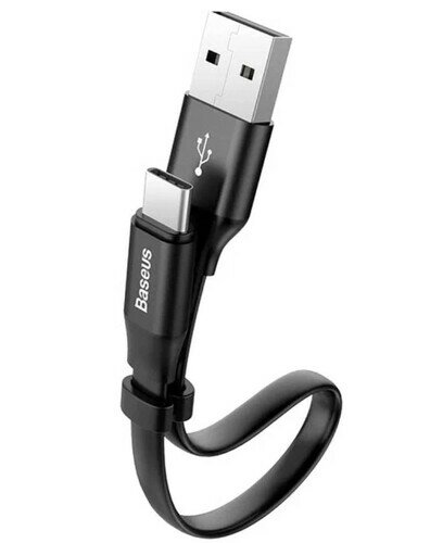 Кабель питания/данных Baseus USB to Type-C Cafule Cable 2A 23 см CATMBJ-01 Black