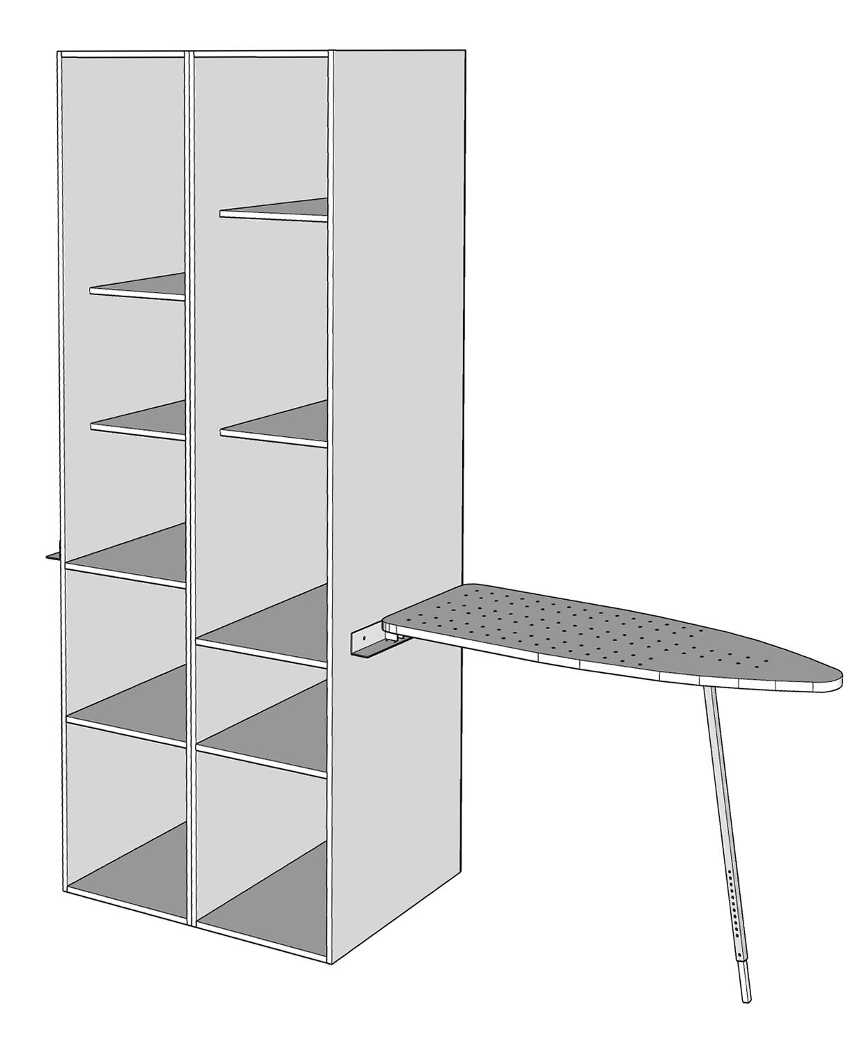 Shelf.On механизм настенной гладильной доски Айрон - фотография № 9