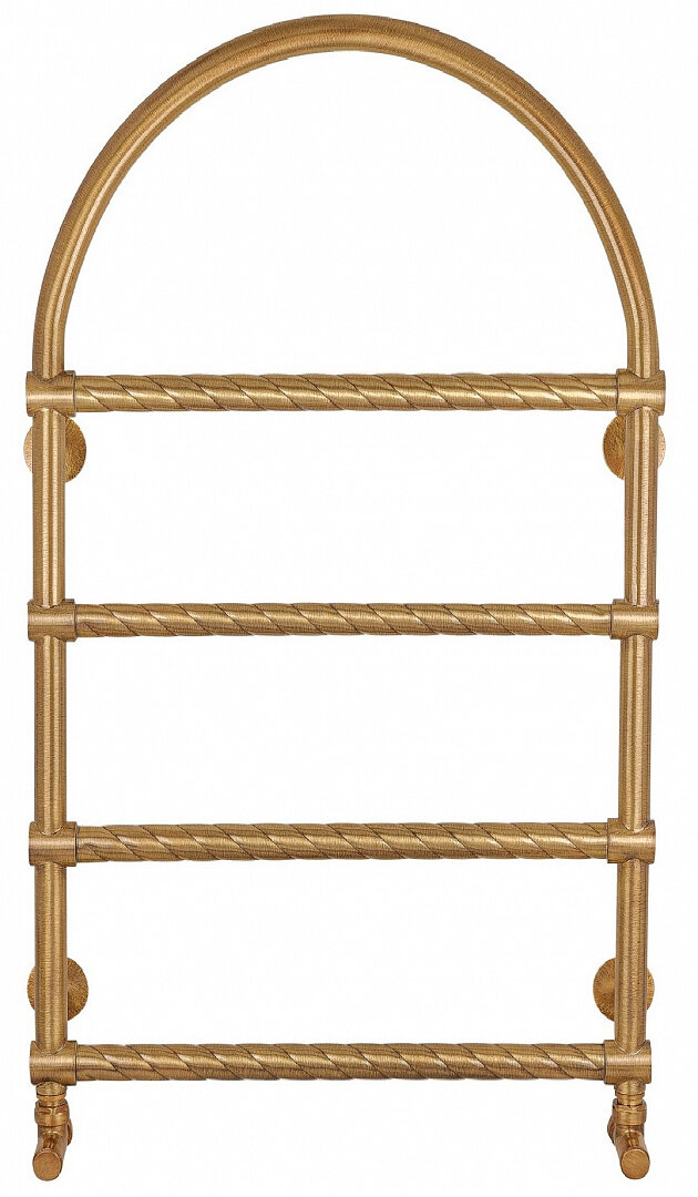 фото Secado Полотенцесушитель электрический латунный Secado Римини 2 Trenza 50x80 бронза