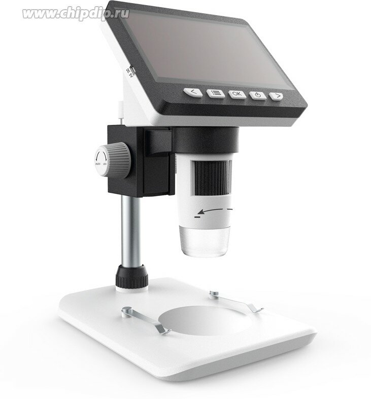 G1000, Цифровой микроскоп 1000X с LED подсветкой, 4.3"LCD