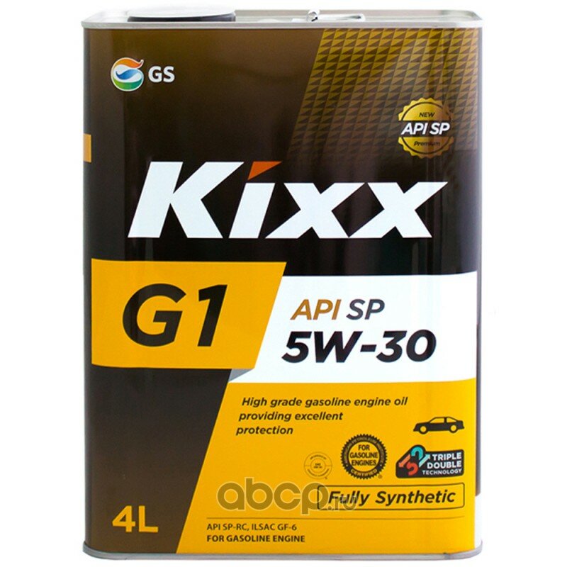 Синтетическое моторное масло Kixx G1 SP 5W-30, 4 л, 1 шт.