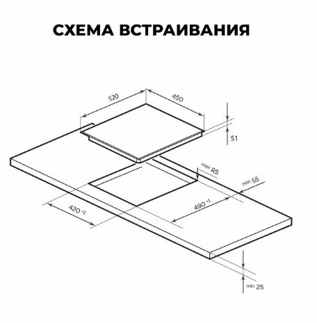 Электрическая варочная поверхность LEX EVH 430A BL - фотография № 3