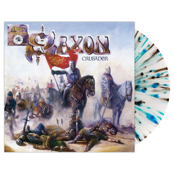 Виниловая пластинка Saxon, Crusader (coloured) (4050538347999) IAO - фото №4