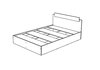 Спальный гарнитур, спальня, мебель для спальни Эко 7 Дуб Вотан/Белый гладкий - изображение