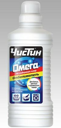 фото Набор из 3 штук Отбеливатель жидкий Чистин Омега без хлора 950мл