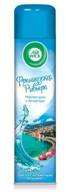 AIR WICK освежитель воздуха франц ривьераморс волна и легкий бриз 290мл