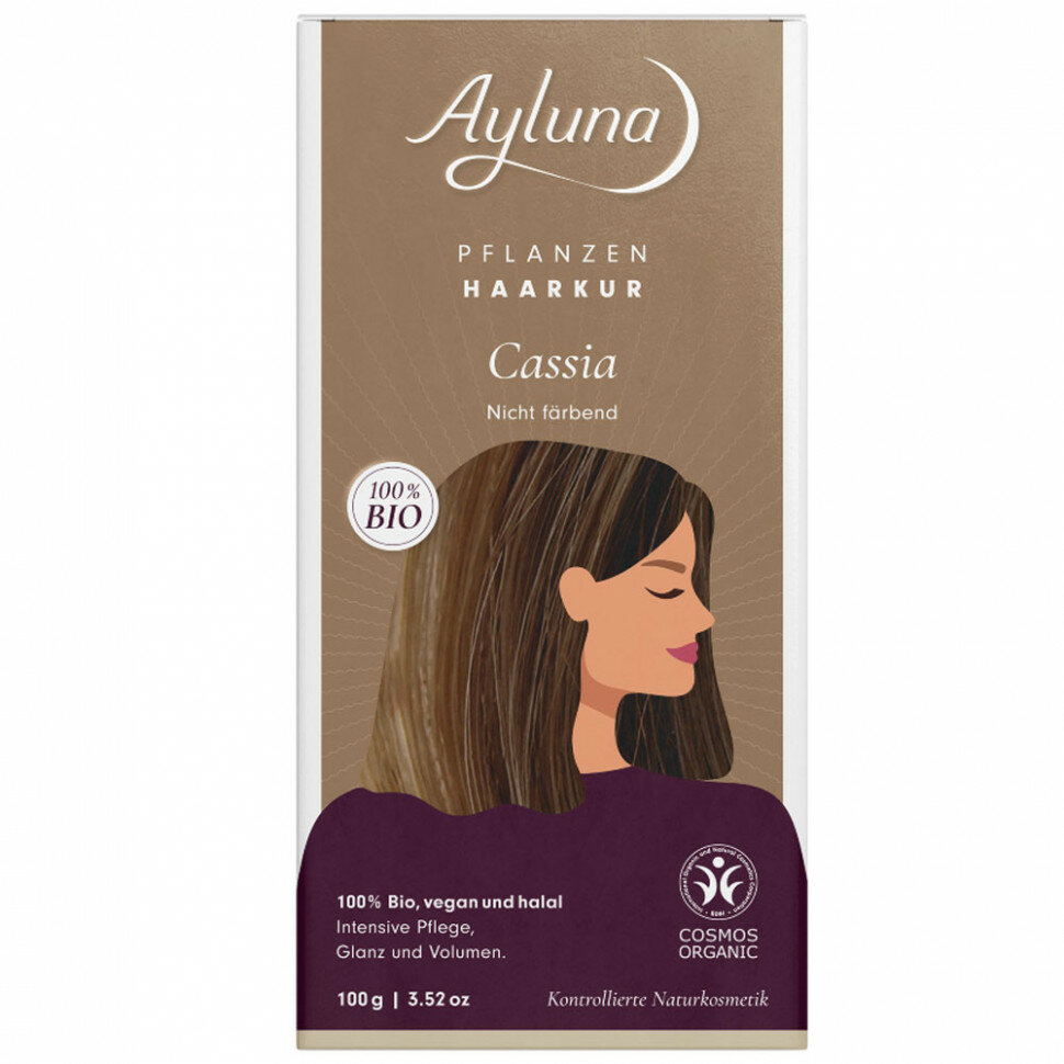 Ayluna Порошок-маска для волос растительная №10 «кассия» 100 гр (Ayluna, ) - фото №1