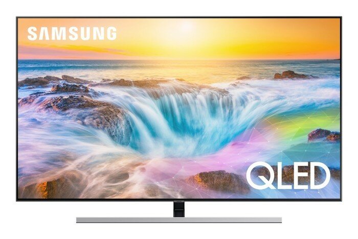 75" Телевизор Samsung QE75Q80RAU 2019 VA, серебристый