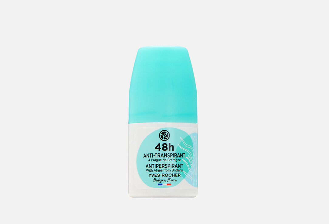 Дезодорант-антиперспирант 48ч Yves Rocher, Antiperspirant Classic 48H Anti-transpirant à l'Algue 50мл