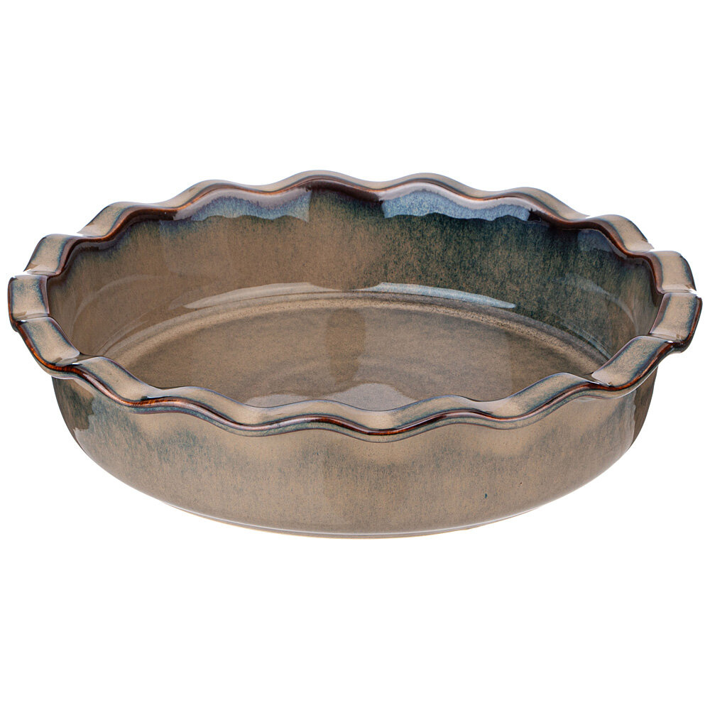 фото Agness 780-117 форма для запекания круглая REACTIVE BEIGE 26,8*6,5 СМ