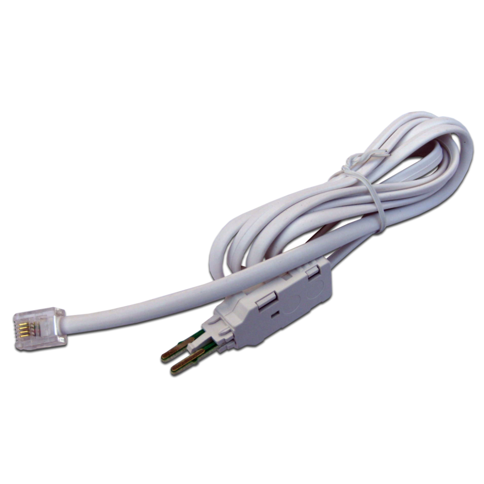 фото Соединительный шнур для плинтов, 4-х полюсный LSA/RJ12, 1.5м, TWT-LSA-P4-12-1.5m