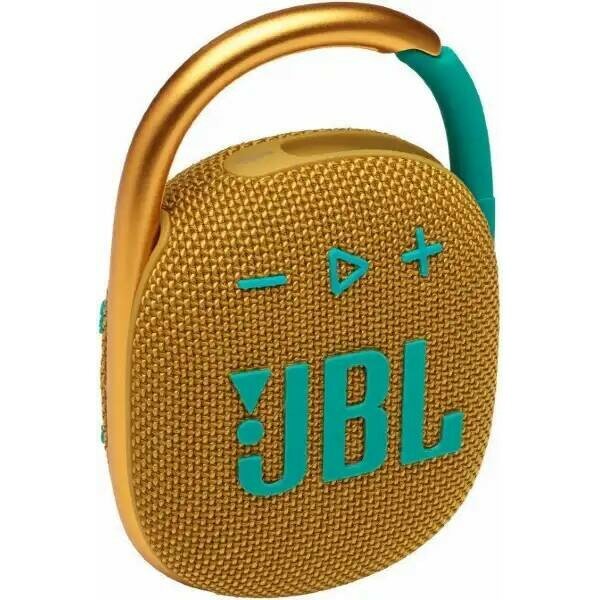 Портативная акустика JBL Clip 4, 5 Вт, жёлтый