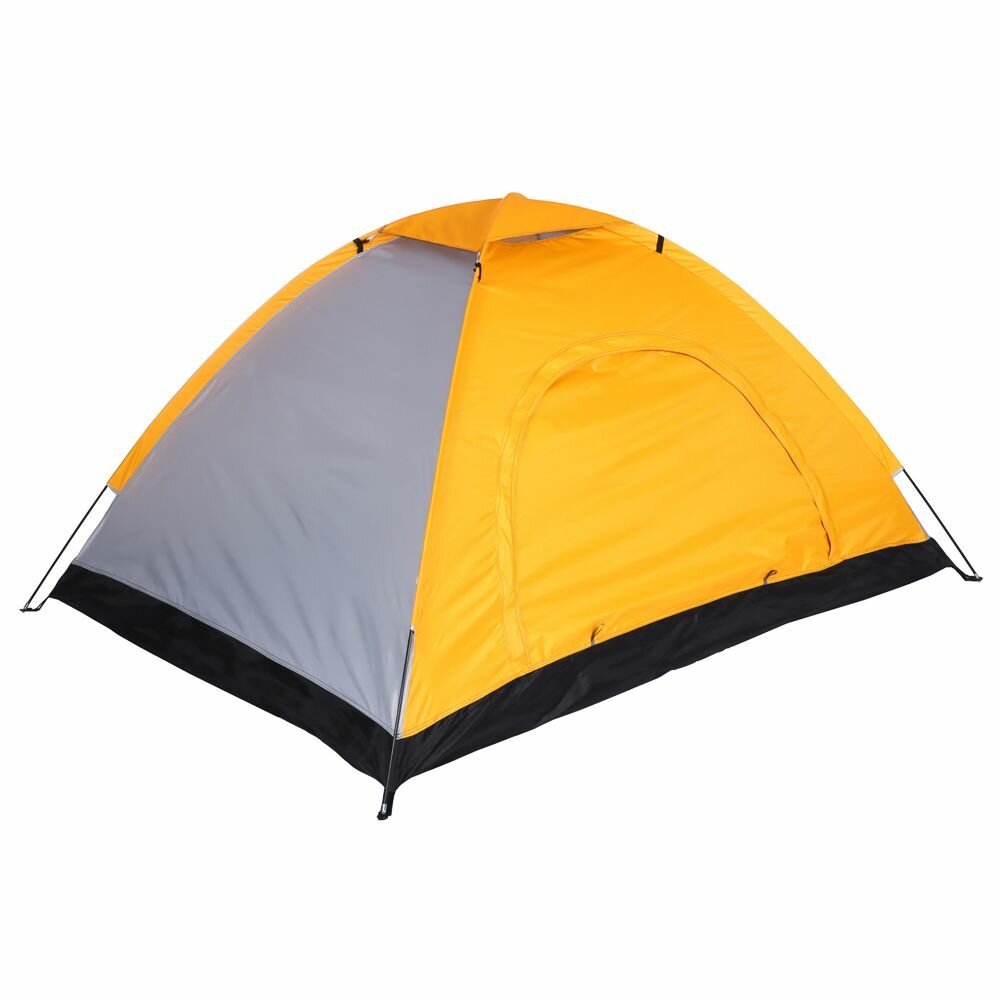 Палатка 2-местная руссо туристо, 195х145х11 см, нейлон, дно оксфорд