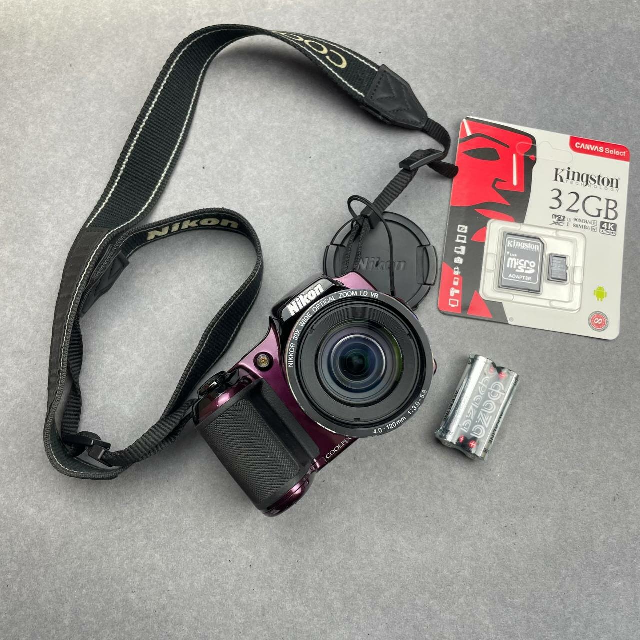 Цифровой компактный фотоаппарат Nikon Coolpix L820, 16 МП, зум 30х