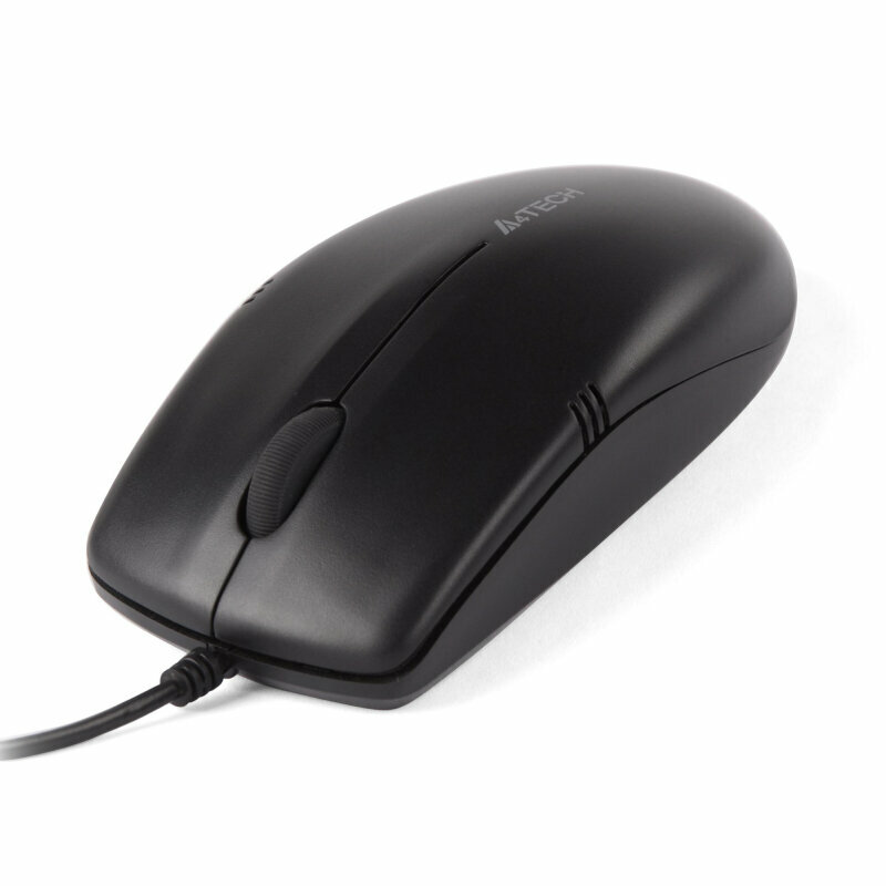 Мышь A4Tech OP-530NUS, черный - фото №1