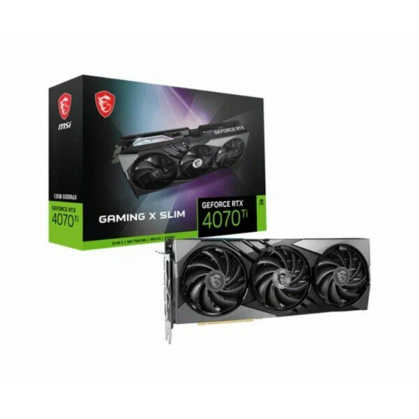 Видеокарта MSI RTX4070Ti GAMING SLIM 12GB GDDR6X (RTX 4070 Ti GAMING SLIM 12G) - фото №1