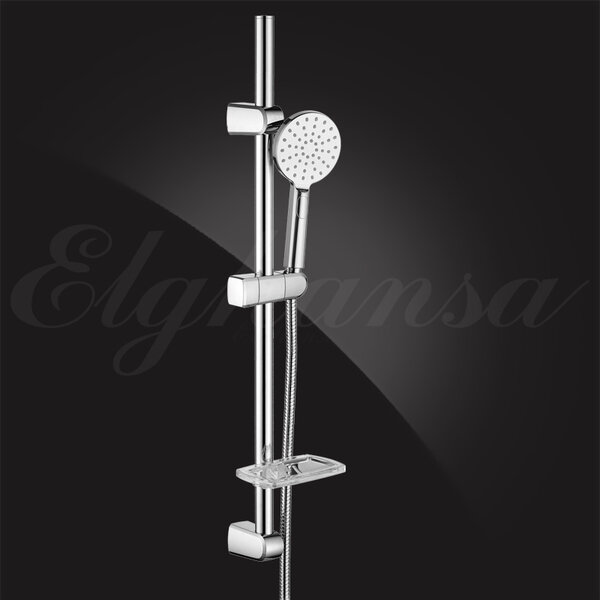 Душевой гарнитур Elghansa SHOWER RAIL SB-78S 800 мм c мыльницей, хром