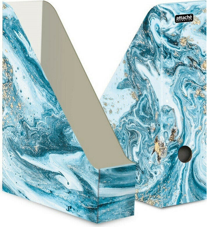 фото Лоток для бумаг Вертикальный накопитель Attache Selection Fluid 75мм 1 шт. серый