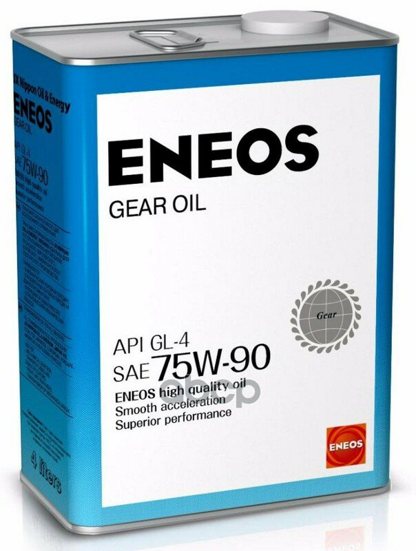 Масло Трансмиссионное Eneos Gear Gl-4 75w90 4л ENEOS арт. 8809478942513