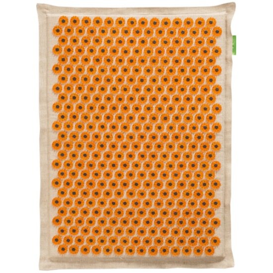 Массажный коврик лаборатория кузнецова Тибетский аппликатор (аппликатор Кузнецова) 41*60см, комфорт, с магн. вставками, желтый