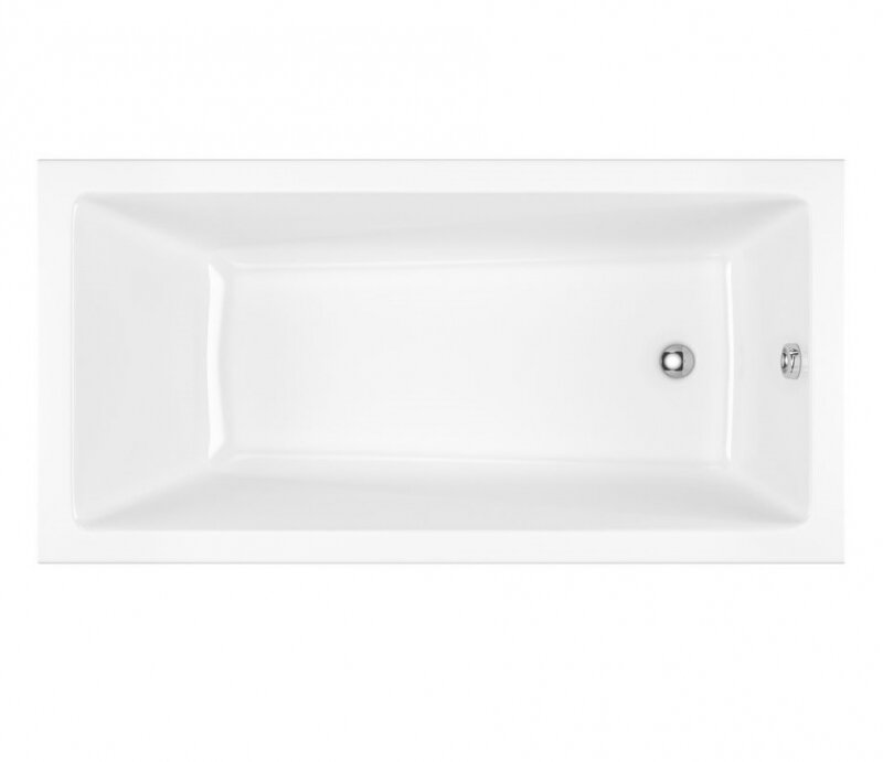 Ванна акриловая EXCELLENT Wave Slim WAEX.WAV18WHS 180x80 см, белый