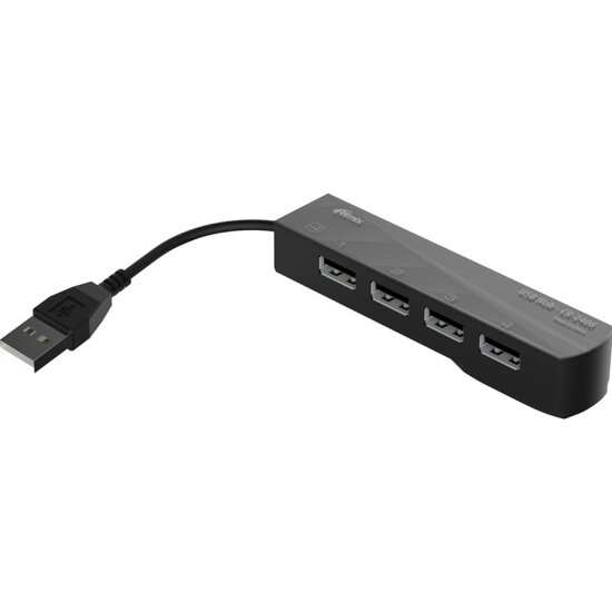 Разветвитель USB Ritmix CR-2406 Black (15119260)