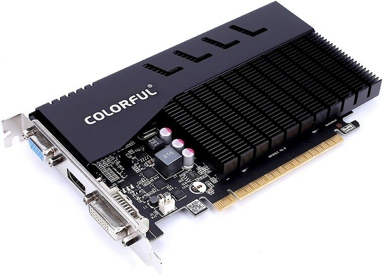 фото Видеокарта nVidia GeForce GT710 Colorful PCI-E 1024Mb (GT710 NF 1GD3-V)