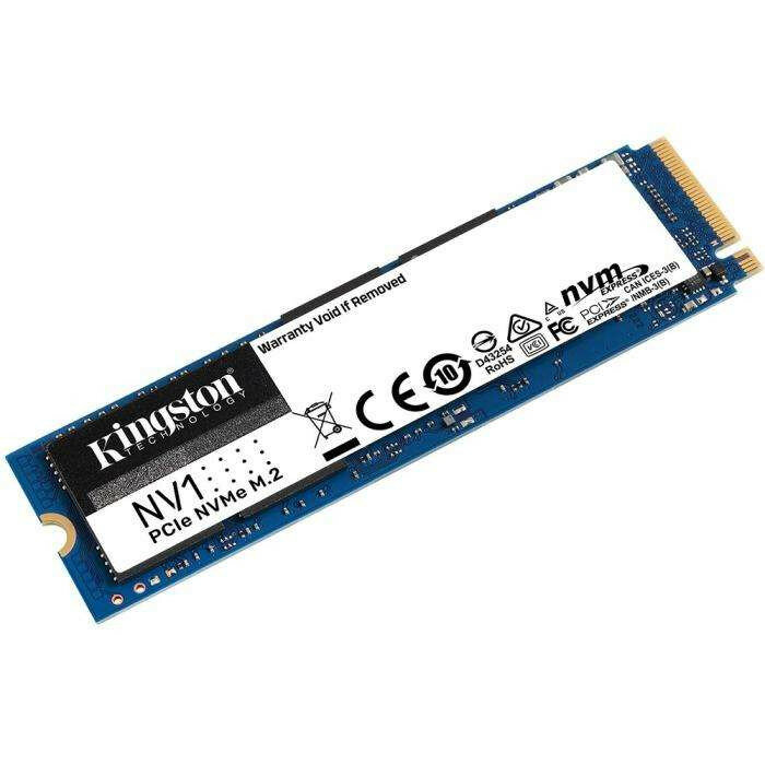 Твердотельный накопитель Kingston SSD 2TB NV1 M.2 2280 NVMe Gen3x4 R2100/W1700MB/s MTBF 1.5M 480TBW Retail 1 year