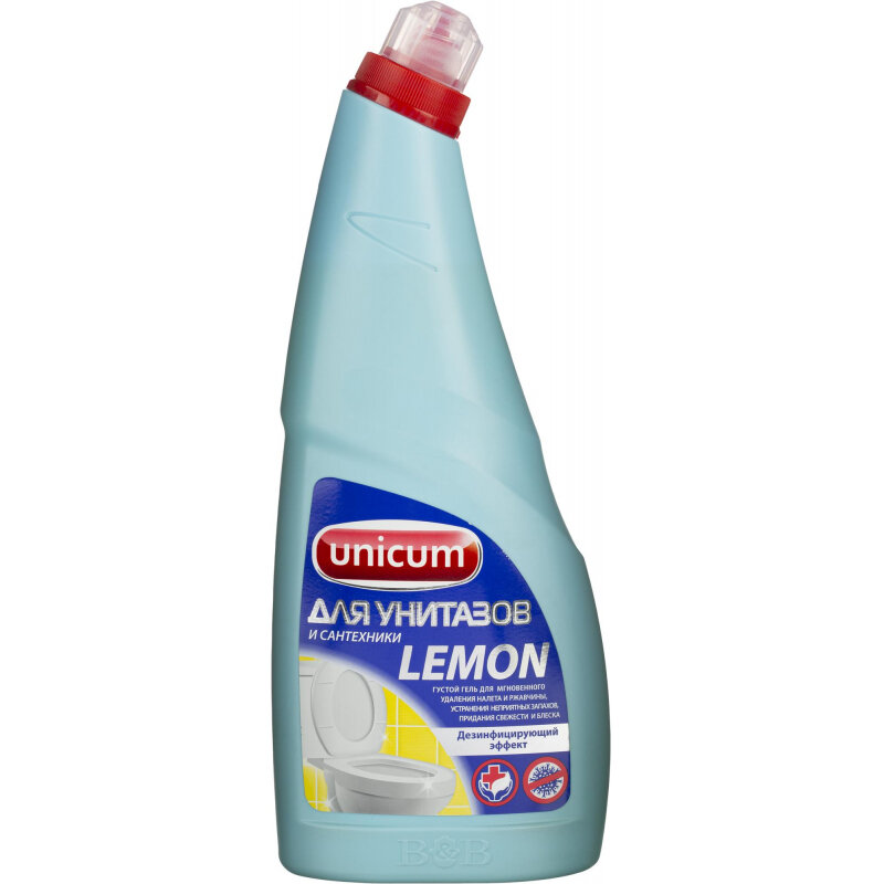 фото Средство для сантехники UNICUM гель Лимон 750мл