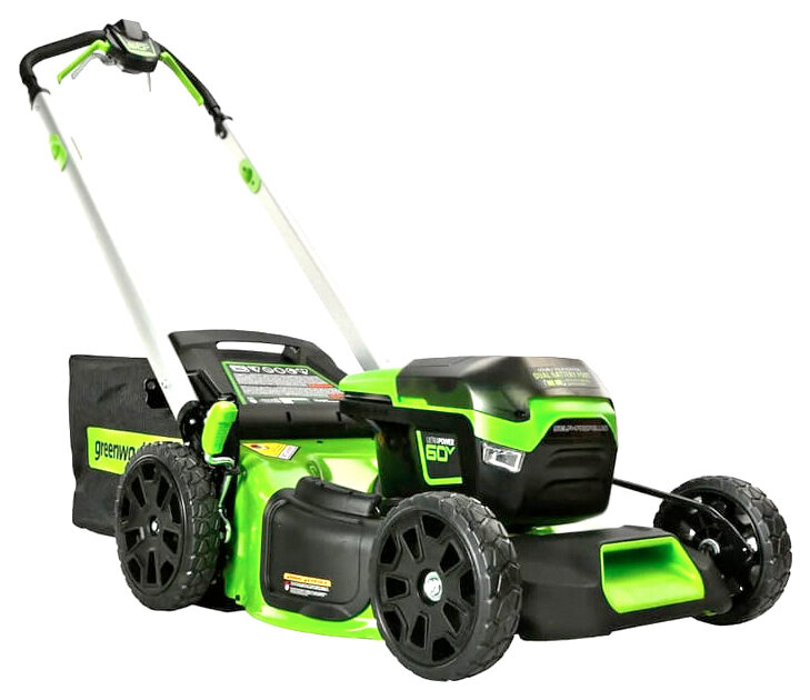 Газонокосилка самоходная аккумуляторная Greenworks GD60LM51SP 60V 51 см бесщеточная без АКБ и ЗУ 2514307