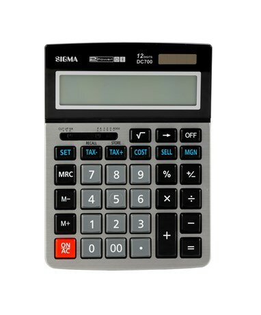 SIGMA Калькулятор настольный DC700 12 разрядов