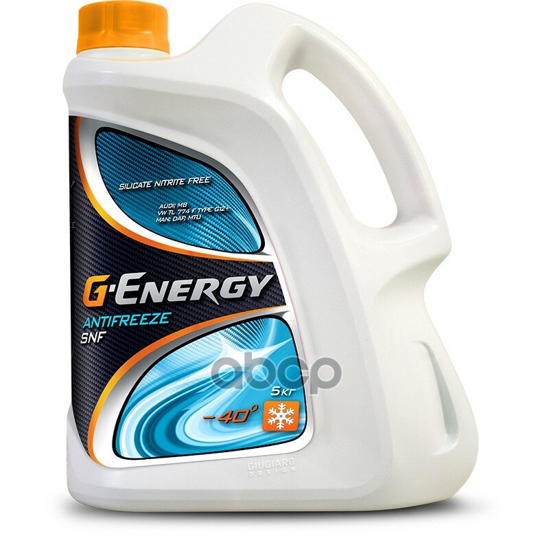 Охлаждающая Жидкость G-Energy Antifreeze Snf 40 5кг G-Energy арт. 2422210100