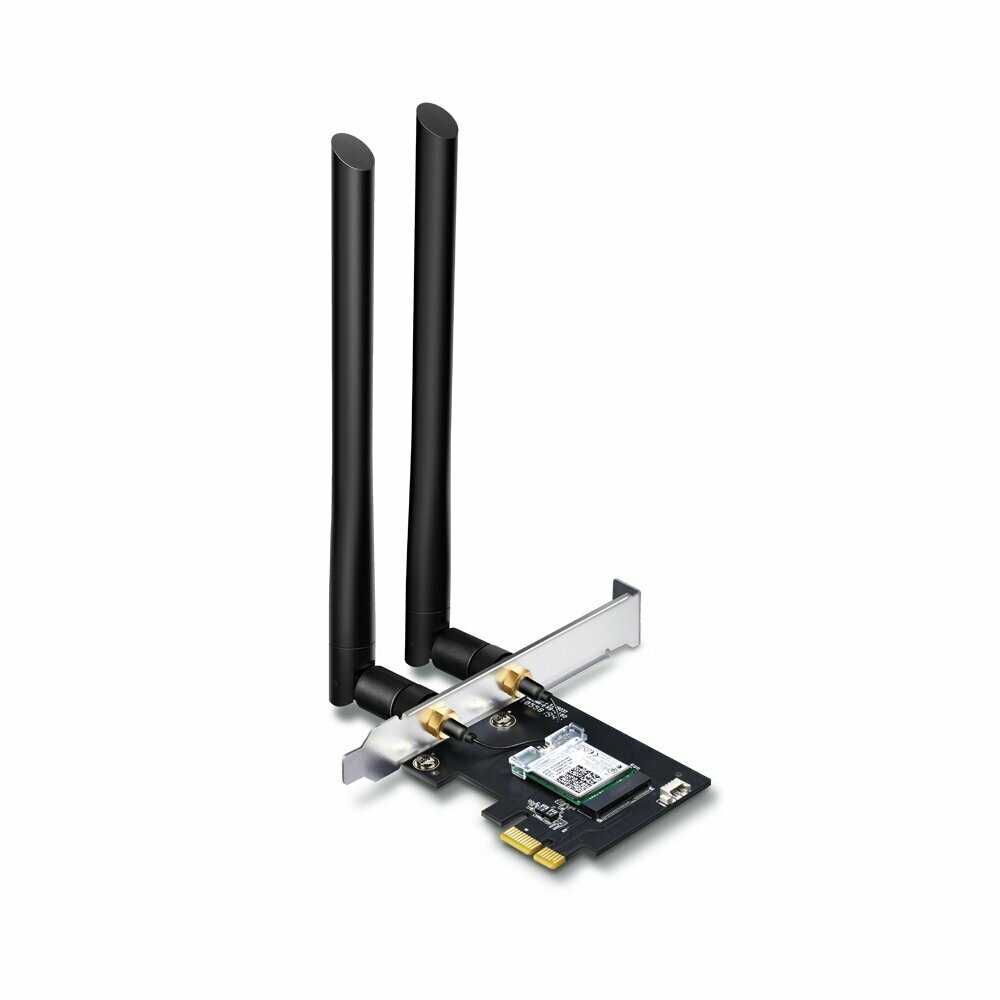 Wi-Fi адаптер TP-Link Archer T5E PCI-Express 3.0 среда передачи данных Bluetooth,Wi-Fi 1200Mbps 2.4 GHz,5.0 GHz GHz 802.11a,802.11ac,802.11b,802.11g,802.11n,Bluetooth 4.0,Bluetooth 4.2