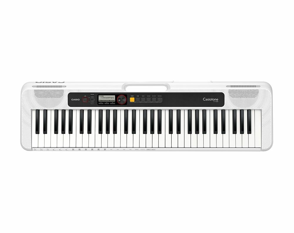 Casio CT-S200WE синтезатор с автоаккомпанементом, 61 клавиш, 48 полифония, 400 тембров, 77 стил