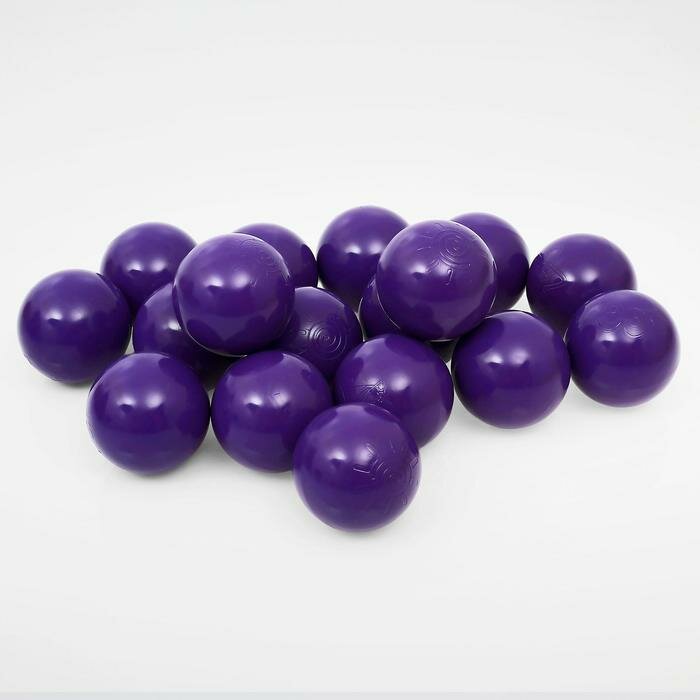 Набор шаров для сухого бассейна 500 шт, цвет: фиолетовый - фотография № 1
