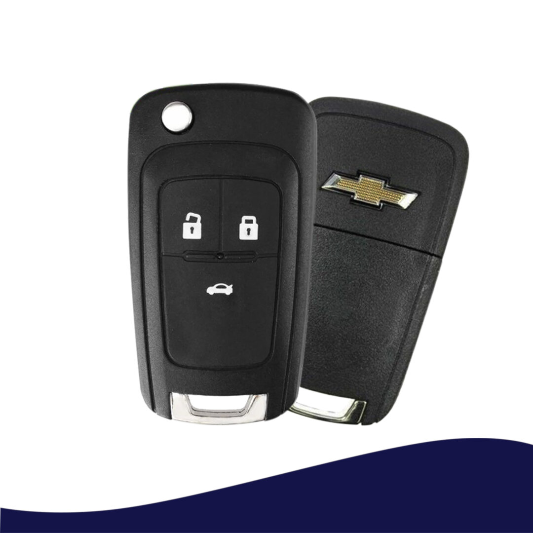 Корпус ключа Шевроле / 3 кнопки / выкидной корпус ключа Chevrolet