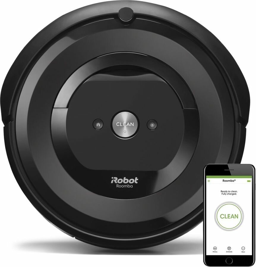 Робот-пылесос IROBOT Roomba e5, серый/черный