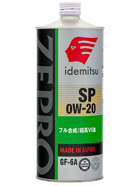 Синтетическое моторное масло IDEMITSU Zepro Eco Medalist 0W-20 SP/GF-6A, 1 л арт. 4250-001