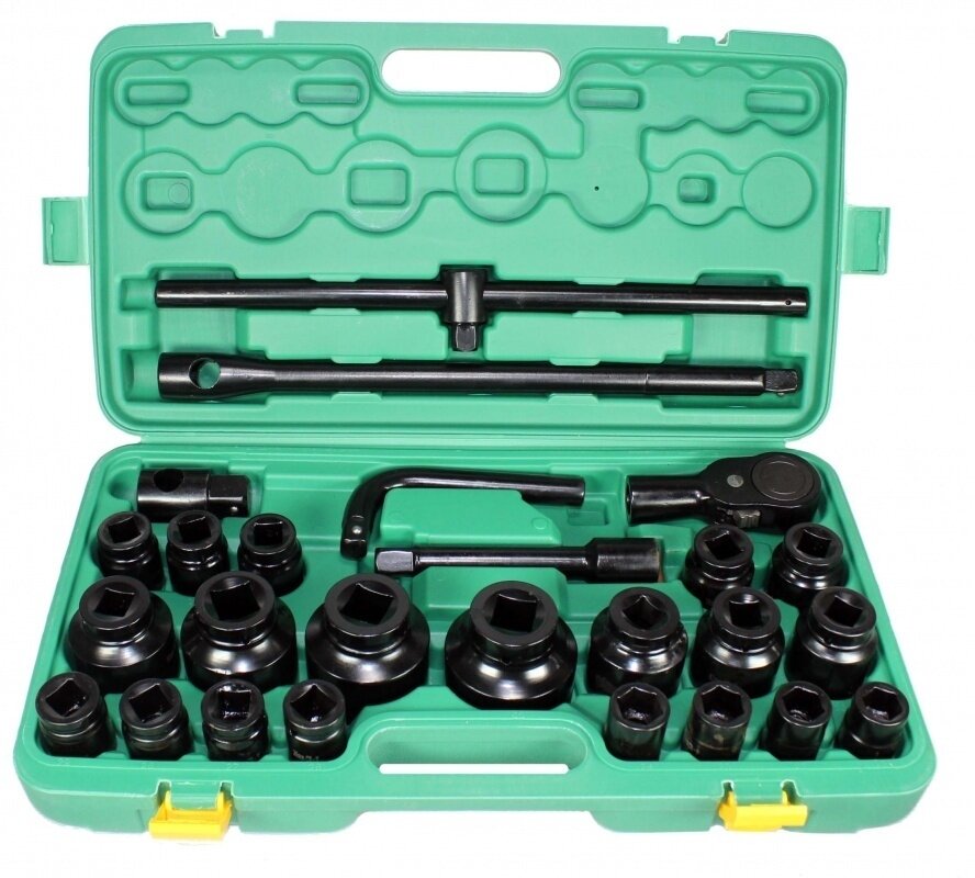 фото Набор инструмента ударный 26 предм. SATACR-MO ST-26 Зеленый