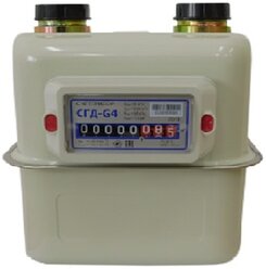 Счетчик газа счетприбор СГД-G 4/110мм/ G1 1/4' левый (аналог ВК, NPM)