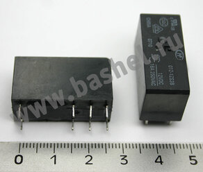 RELAY SMIH-12VDC-SL-C 16A (14F2), Реле, HELISHUN, (упр.:12В/DC, комм.: 16A/240В/AC, 1NO/1NC, Cu+Ag, R-coil.:200 Ом) электротовар