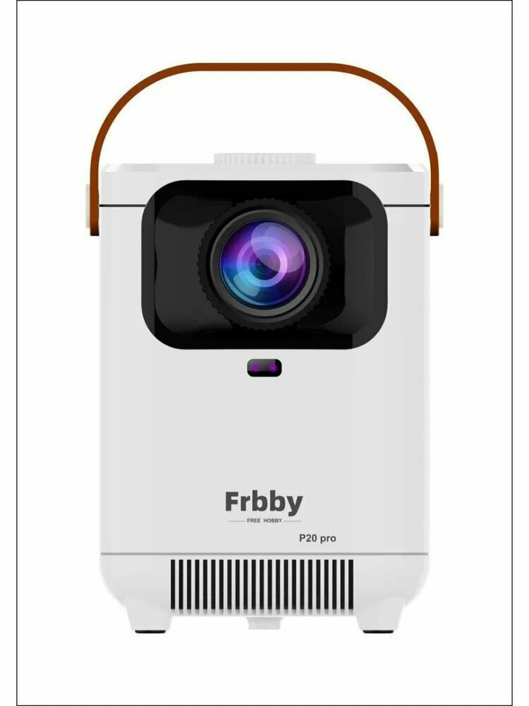 Портативный проектор Frbby P20 PRO 4K Wi-Fi, мини проектор для домашнего кинотеатра, белый