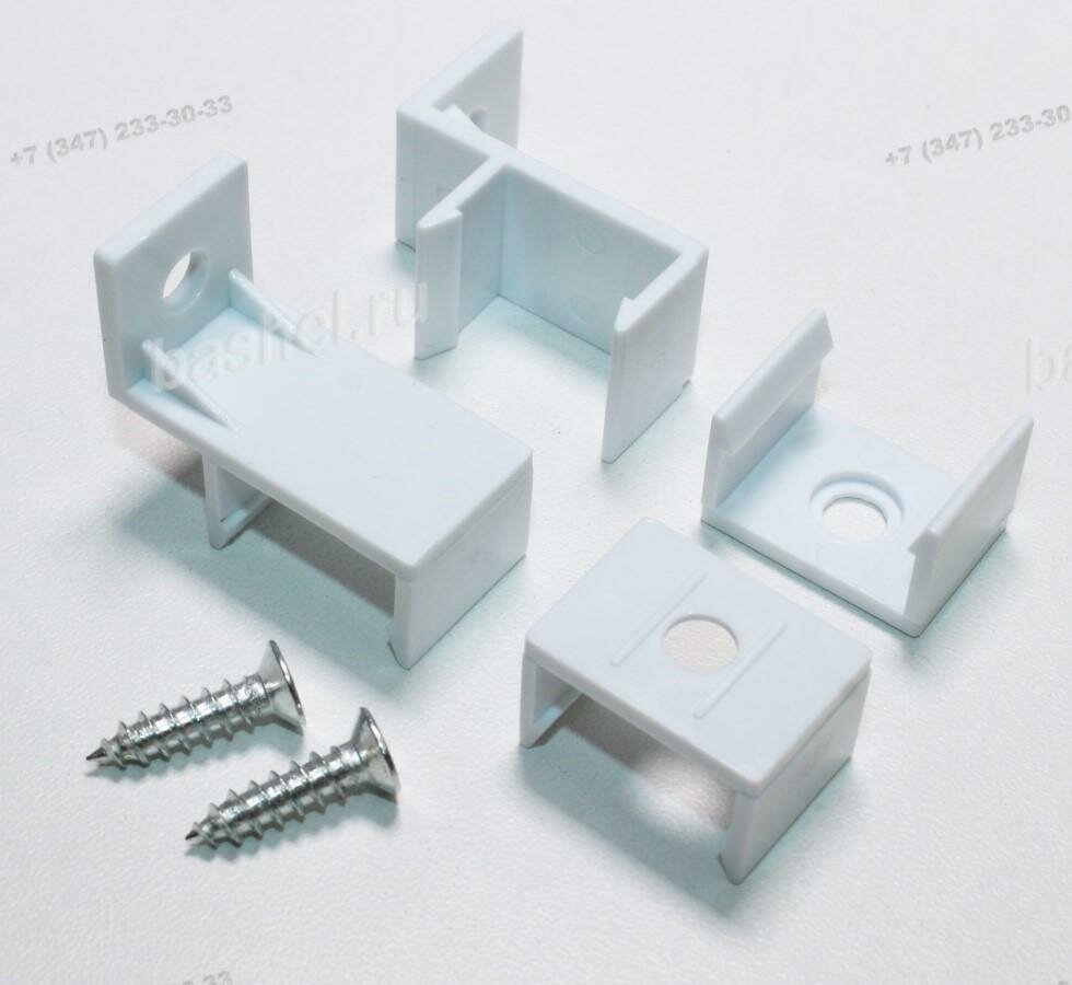 фото Комплект клипс для крепления люминесцентных светильников, GLS электротовар