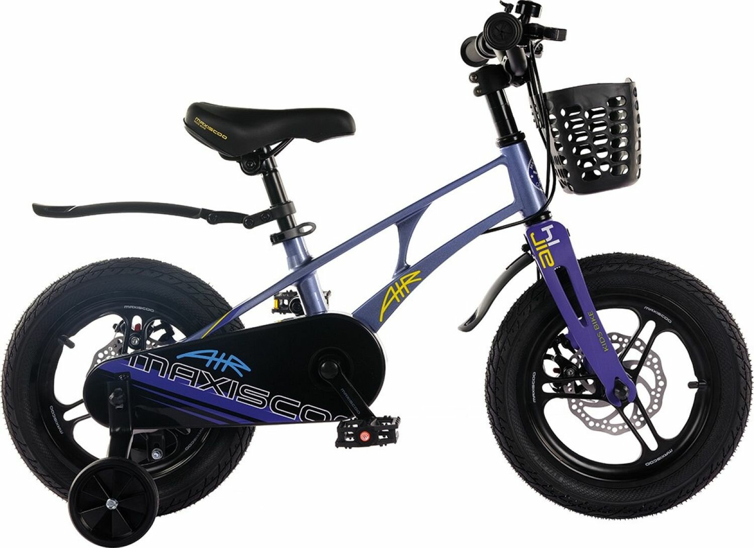 Велосипед Maxiscoo Air Pro 14" (2024) (Велосипед Maxiscoo AIR Pro 14" (2024), Синий Карбон, MSC-A1435P)
